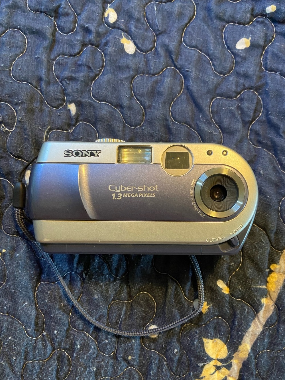 Sony Cyber-shot Compact Digital Camera - Blue/Silver